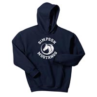 Youth Pullover Hooded Sweatshirt - Navy